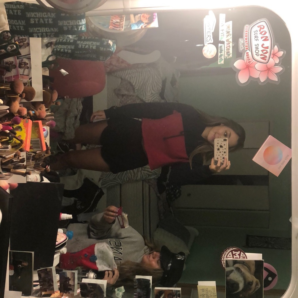 Hollister cropped hoodie